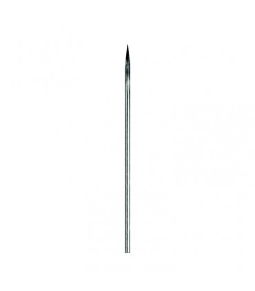 Barreau acier appointé 14200mm rond ø18mm angle de la pointe 15°