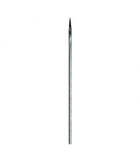 Barreau acier appointé 1600mm rond ø18mm angle de la pointe 15°