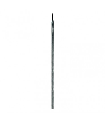 Barreau acier appointé 1600mm rond ø18mm angle de la pointe 15°