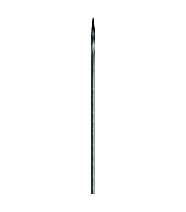 Barreau acier appointé 2000mm rond ø18mm angle de la pointe 15°