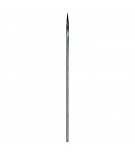 Barreau acier appointé 1800mm rond ø20mm angle de la pointe 15°