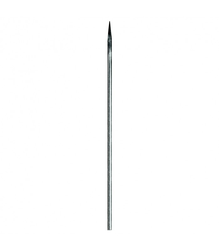 Barreau acier appointé 1500mm rond ø16mm angle de la pointe 15°