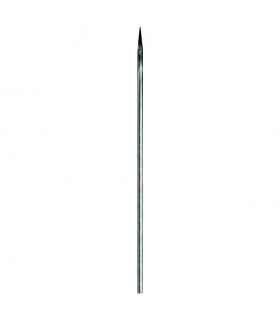 Barreau acier appointé 1500mm rond ø20mm angle de la pointe 15°