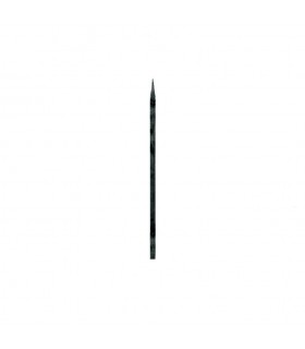 Barreau acier appointé 950mm carré de 14x14mm 4 faces angle de 15°