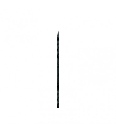 Barreau acier appointé 1050mm carré de 14x14mm 4 faces angle de 15°