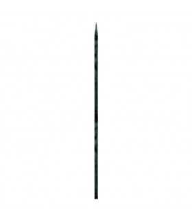 Barreau acier appointé 1600mm carré de 14x14mm 4 faces pour clotures