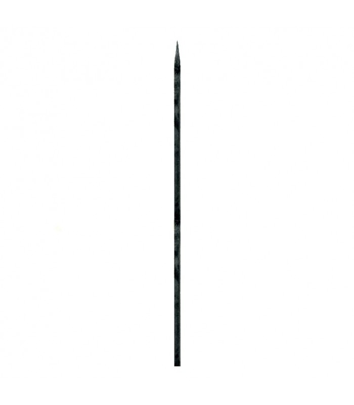 Barreaux appointés 1600mm carré de 16x16mm 4 faces pour clotures