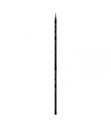 Barreaux appointés 1600mm carré de 16x16mm 4 faces pour clotures