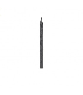 Barreaux appointés 525mm carré de 20x20mm 4 faces pour clotures