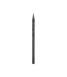 Barreaux appointés 650mm carré de 20x20mm 4 faces pour clotures