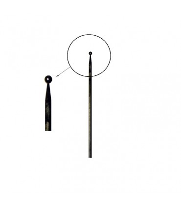 Barreaux à boules 650mm rond de ø 16mm sur barreau appointé 15°