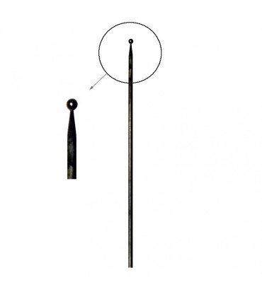 Barreaux à boules 1200mm rond de ø 16mm sur barreau appointé au pilon