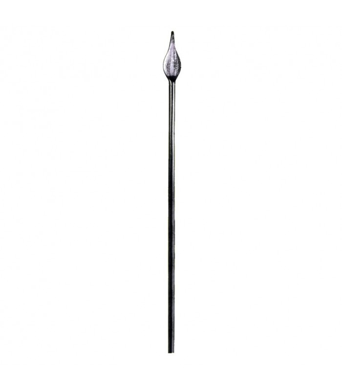 Barreau pointe forgée 1300mm rond ø16mm mise en forme à chaud