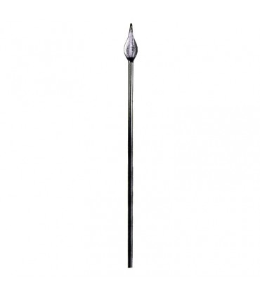 Barreau pointe forgée 1300mm rond de ø 16mm mise en forme à chaud