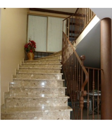 Poteaux acier forgé 1200mm rond de ø25mm lisses avec motif centralm