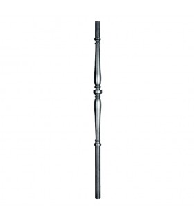 Poteaux acier tourné 1200mm rond de ø40mm haut décor excentré