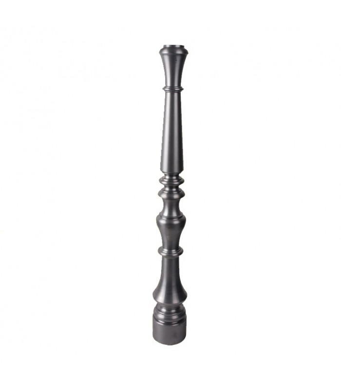 Poteau acier tourné 760mm rond de ø95mm forme de quille basse