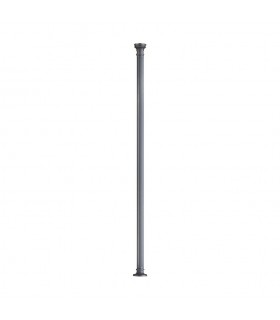 Poteaux colonne 2500mm rond de ø80mm en fonte rainé sur la longueur