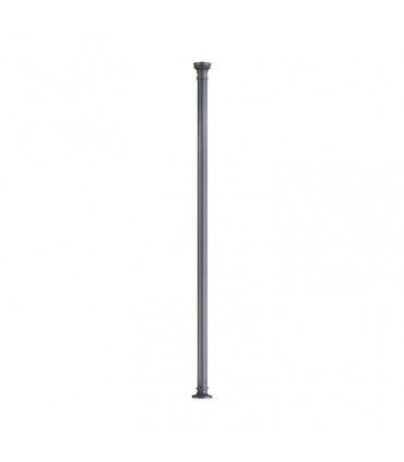 Poteaux colonne 2500mm rond de ø80mm en fonte rainé sur la longueur