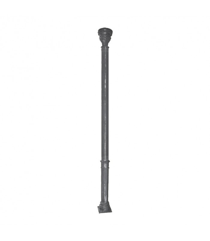 Poteau colonne 3183mm fut rond de ø120mm en fonte rainurée
