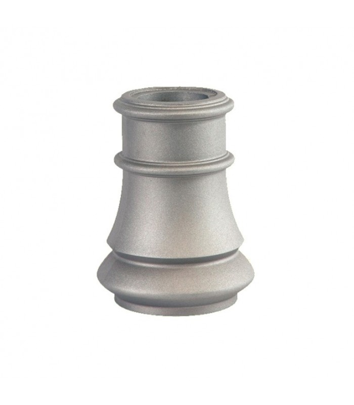 Embase de poteau 240mm pour fût ø80mm aluminium avec base circulaire