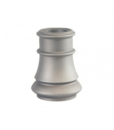 Embase de poteau 240mm pour fût ø80mm aluminium avec base circulaire