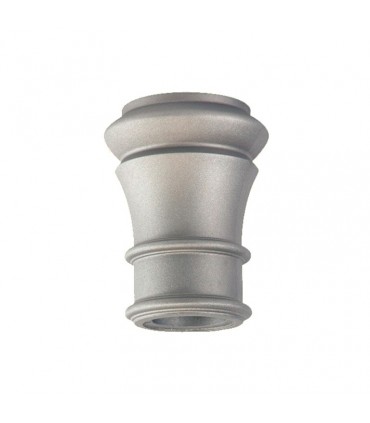 Embase de poteau 240mm pour fût ø80mm aluminium avec base circulaire