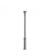 Poteaux colonnes 2735mm fût ø80mm cannelé en fonte d'aluminium