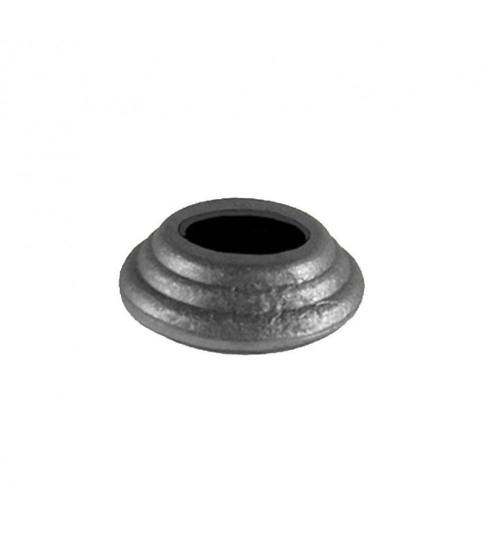 Cache scellement ø50mm pour rond ø20mm pour barreaux en acier