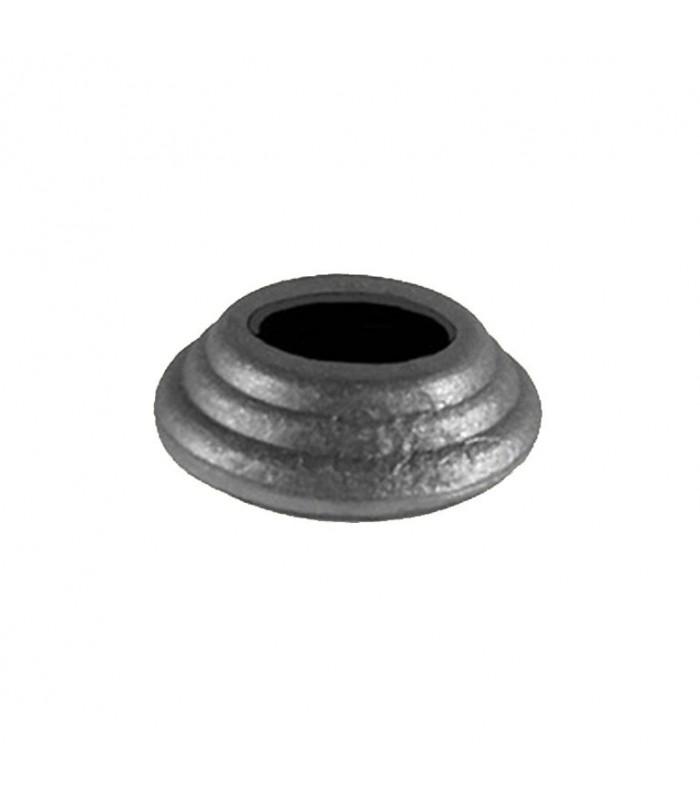 Cache scellement ø80mm pour rond ø30mm acier pour barres ou poteaux
