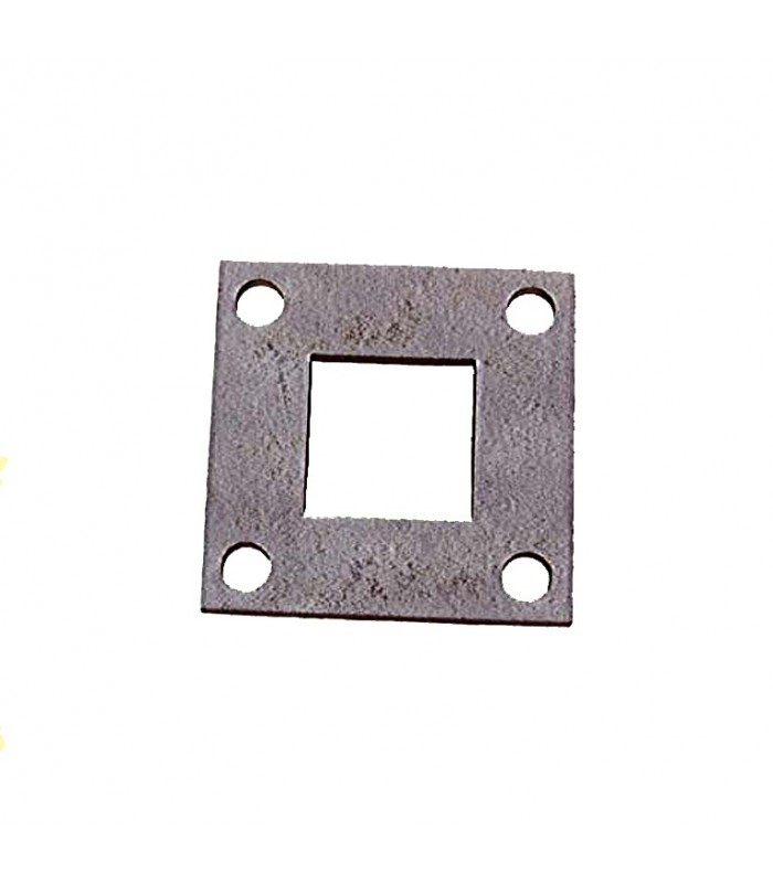 Plaque de fixations 80x80mm trou 35x35mm en acier forgé