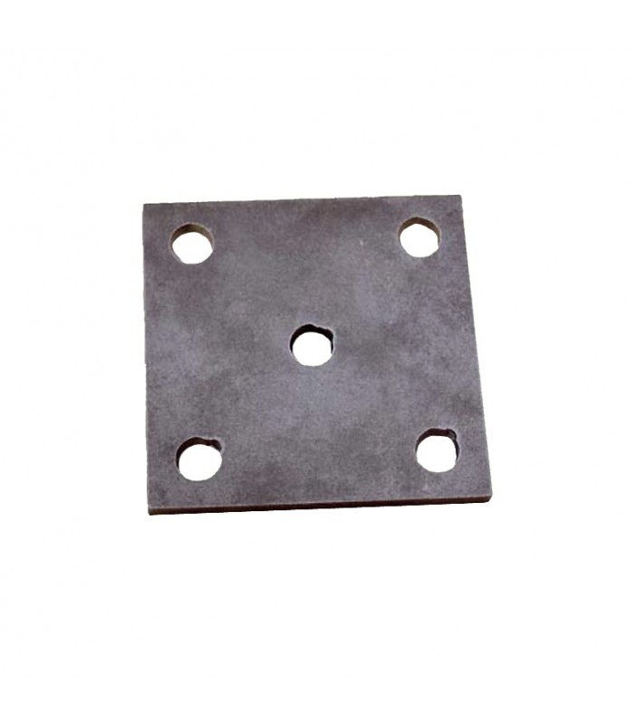 Plaques de fixations 100x100mm trou ø10mm en acier