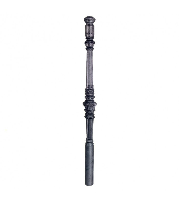 Poteaux en fonte 1150mm base rond de ø60mm partie basse à sceller