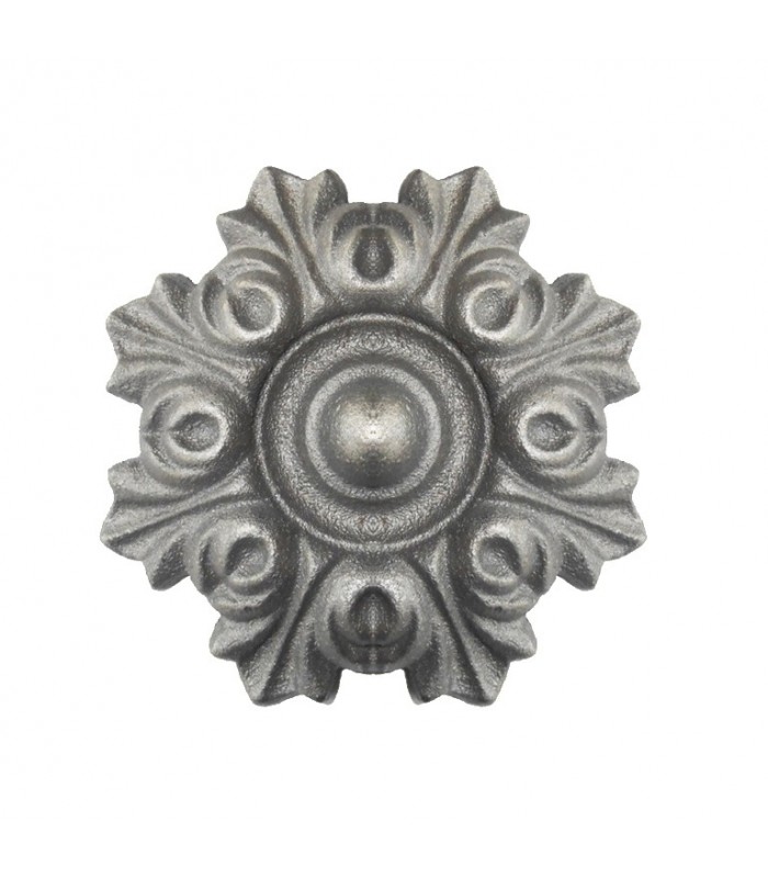 Rosace fonte Ø130mm épaisseur 31mm décoration pour les bas de portails