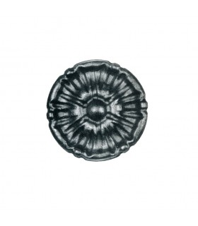 Rosace acier Ø55mm épaisseur 12mm décorative pour orner les structures métalliques