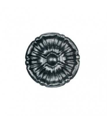 Rosace acier Ø55mm épaisseur 12mm décorative pour orner les structures métalliques