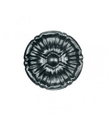 Rosace acier Ø90mm épaisseur 12mm décorative pour orner les structures métalliques