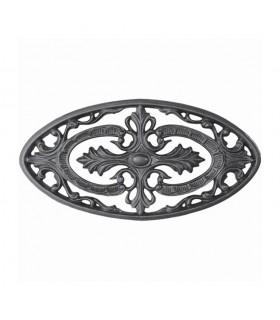 Palmette fonte 340x170mm épaisseur 11mm pour portails ou portillons