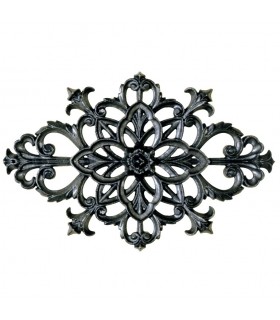 Palmette fonte 370x240mm épaisseur 22mm pour portails ou portillons