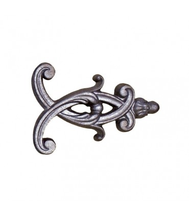 Décor fonte 140x 80mm épaisseur 15mm pour panneaux bas de portails