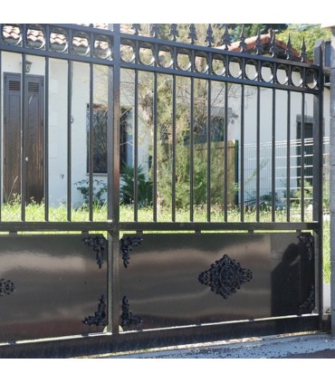 Décor d angle fonte 130x130mm épaisseur 17mm le jeu de 4 pièces