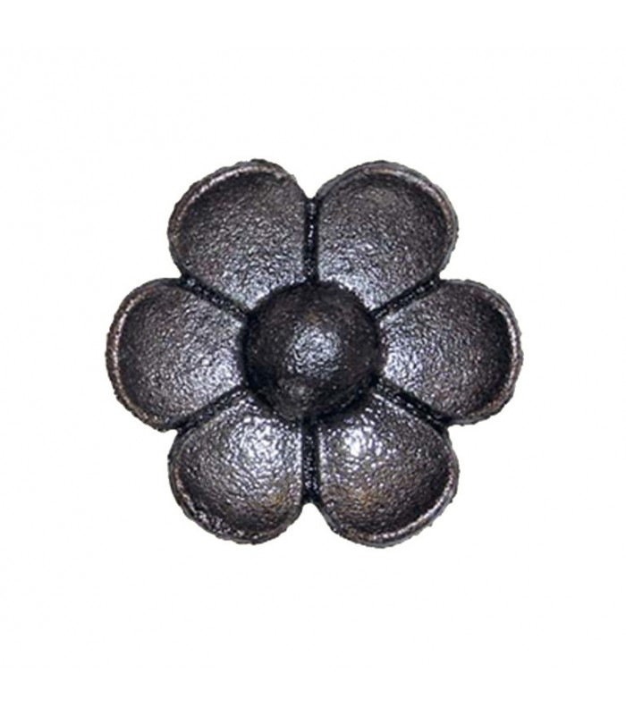 Rosaces en fonte Ø58mm épaisseur 13mm décoratives pour structures métal