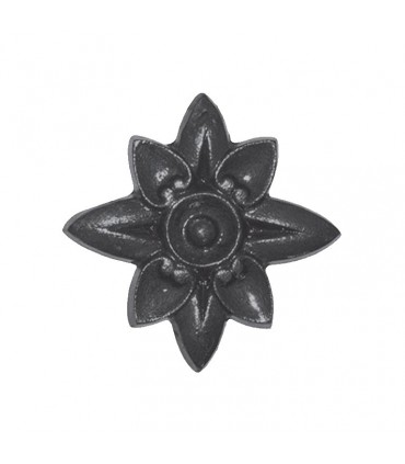 Rosaces en fonte 85x85mm épaisseur 12mm décoration de structures métal