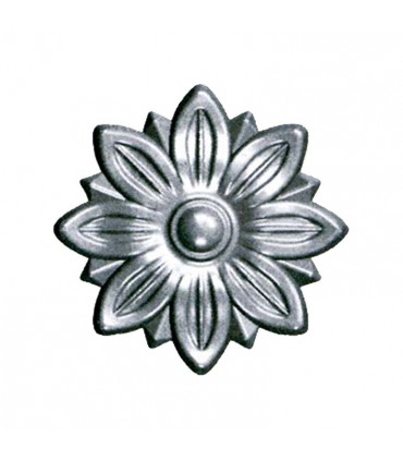 Rosace fonte Ø90mm épaisseur 10mm décorative pour bas de portillons