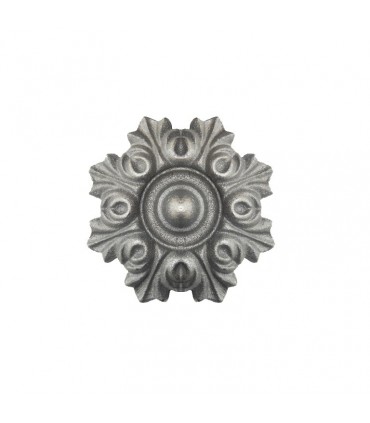 Rosace fonte Ø80mm épaisseur 18mm décorative de structures métal