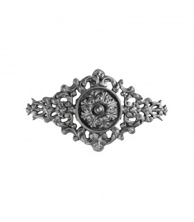 Palmette fonte 300x170mm épaisseur 21mm assortie a la rosace FL3341