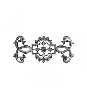 Décoration fonte double face 460x200mm pour appuis de fenêtres