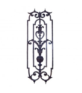 Décoration en fonte H780mm x 280mm pour balcons