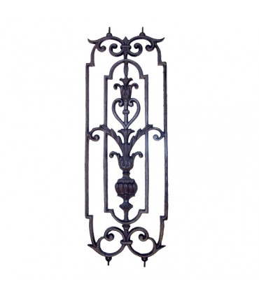 Décoration en fonte H780mm x 280mm pour balcons