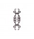 Habillage baulstre 380x120mm rond de ø16mm double face pour balcons